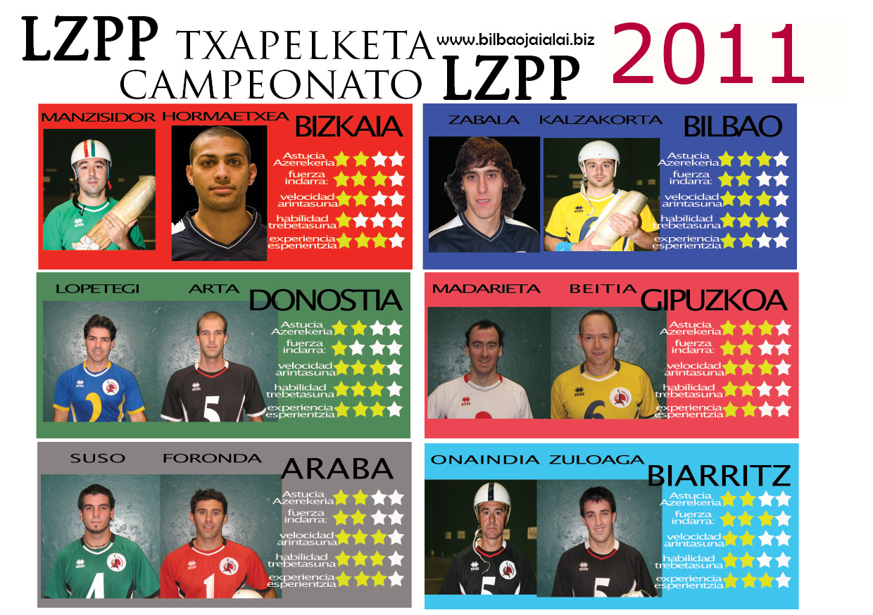 Cartel del Campeonato LZPP 2011